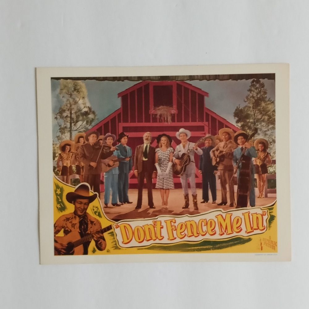 Don't Fence Me In 1945 Original Lobby Movie Card by Republic Pictures